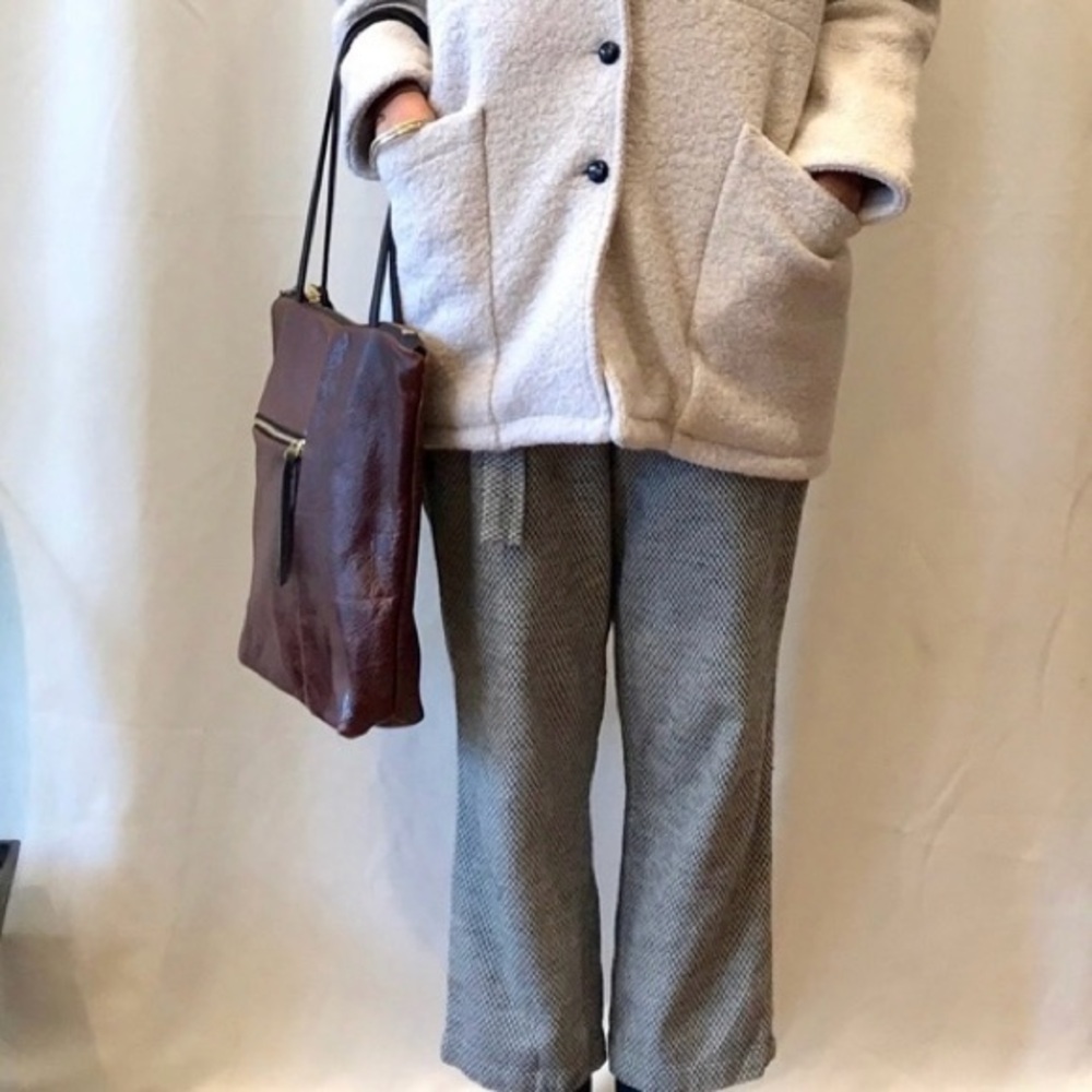 Eleven Thirty Meg Tote Made In Canada Leather Large Zip Top Tote Bag